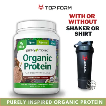 Purely Inspired Organic Plant-Based Protein Powder, Vanilla, 22g Protein,  1.35 lbs, 16 Servings