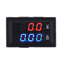 DC Power Meter Digital Voltmeter Ammeter DC 100V 10A Digital Dual Display 0.28 Inches LED 2 In 1 Multimeter 2-Wire Voltage Amperage Tester Gauge decent