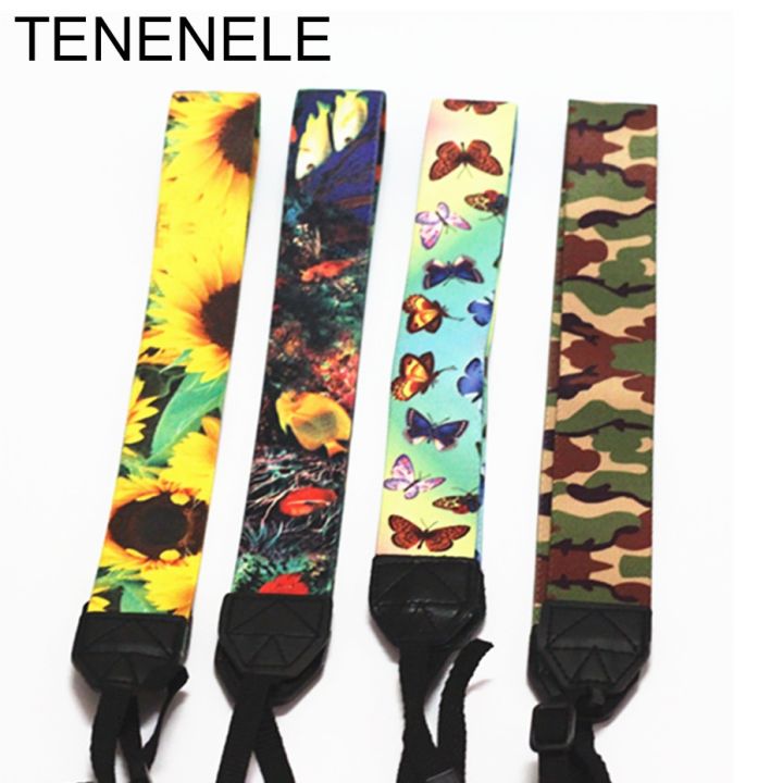 tenenele-สายสายคล้องกล้องลายผีเสื้อ-ดอกไม้-ลายพรางดิจิตอลอเนกประสงค์สำหรับสายคล้องกล้อง-dslr-โซนี่นิกอนแคนอน