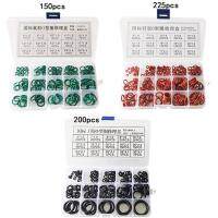 【CC】❦❒﹍  150pcs/200pcs/225pcs NBR O-rings rubber rings set Nitrile Washers oil resistant Gasket Silicone O