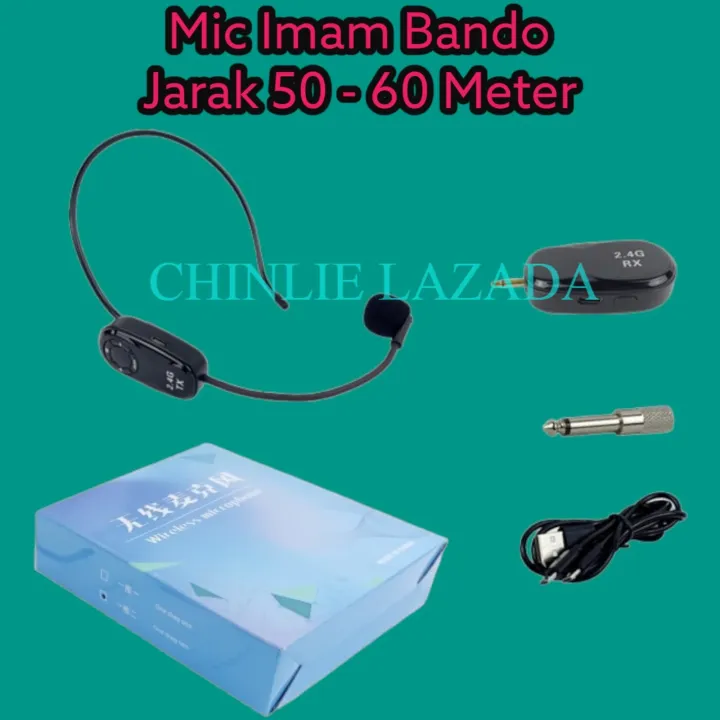 GROSIR MIC WIRELESS BANDO CLIP ON IMAM MASJID Lazada Indonesia