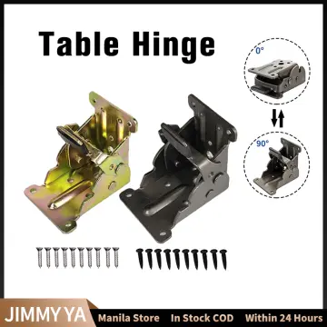  Hinges 90 Degree Self-Locking Folding Hinge Bed Table
