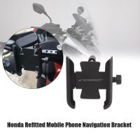 For Honda CB500F CB400F CB400X CB500X  Motorcycle Mobile Phone Holder GPS Navigator Rearview Mirror Handlebar Bracket Accessorie