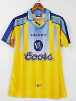 W1 CHELSEA AWAY YELLOW 1996 1997 RETRO FOOTBALL SHIRT SOCCER JERSEY ZOLA VIALLI DI MATTEO