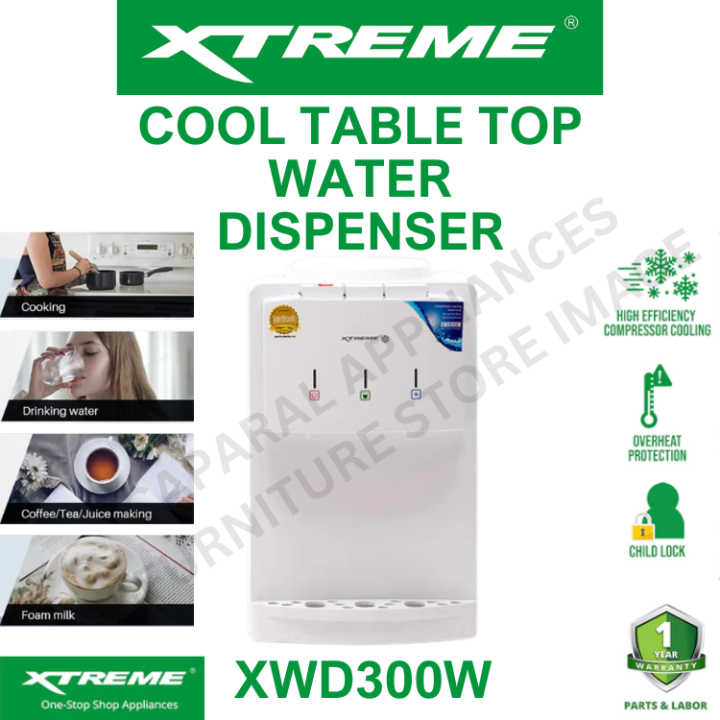XTREME COOL Table Top Water Dispenser XWD300W Water Dispenser Electric