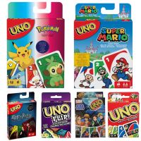 UNO FLIP! Board Game Anime Cartoon Pikachu Figure Pattern Entertainment uno Cards Games Gifts