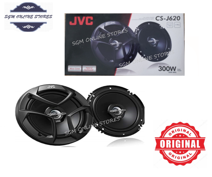 JVC CSJ620 6.5inch 2 Way Coaxial Car Speakers / Toyota / Perodua
