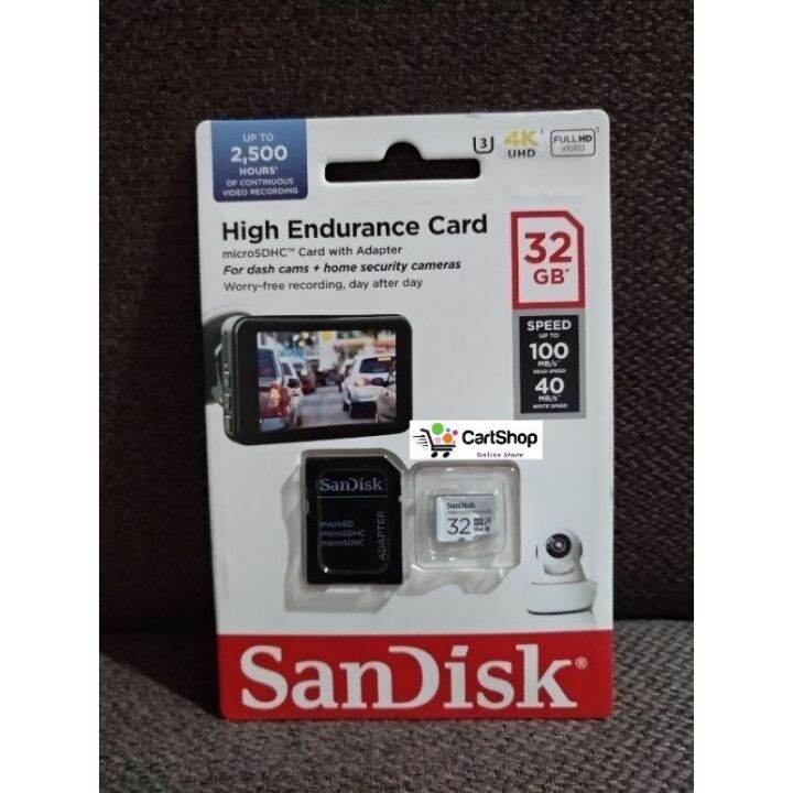 Sandisk High Endurance Micro Sd Card 32gb sdsqqnr032g Lazada PH