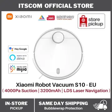 Xiaomi Robot Vacuum E10 B112, 1 Year Mi Malaysia Warranty, 2 in 1 Mopping  System, 4000Pa Suction, Smart APP Control