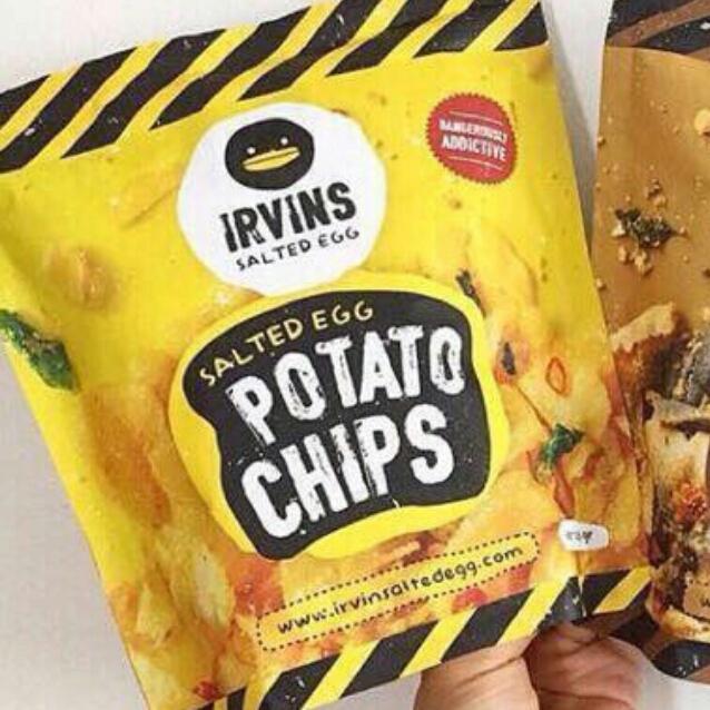 IRVINS SALTED EGG POTATO CHIPS 105g | Lazada PH