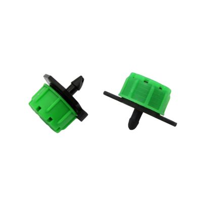 ；【‘； 8 Holes Button Style Dripper With 4Mm Barb Connector Adjustable Garden Sprinkler Agriculture Drip Irrigation Dripper 20 Pcs