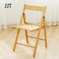 JJT หอพักเก้าอี้พับได้เก้าอี้ภายในบ้านเก้าอี้รับประทานอาหารสะดวกสบายนักศึกษามหาวิทยาลัยการประชุมสำนักงานเก้าอี้คอมพิวเตอร์เก้าอี้ไม้ไผ่