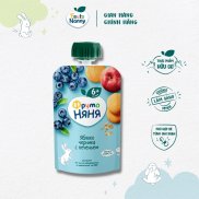 Hoa Quả Nghiền Vị Táo, Việt Quất & Bánh Quy Cho Bé Ăn Dặm Fruto Nanny 90g