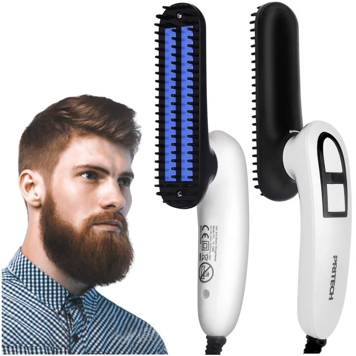 Prime Deal ⦆ Hair Comb Brush Beard Straightener Hair Straighten Electric  Beard Straightening Comb Quick Hair