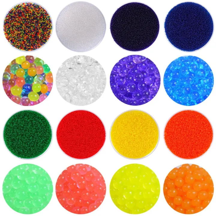 【Ready】10000PCS Colorful Magic Soil Beads Plant Water Balls Soft Crystal Toys Gifts Growing Bulbs Grow Jelly Balls