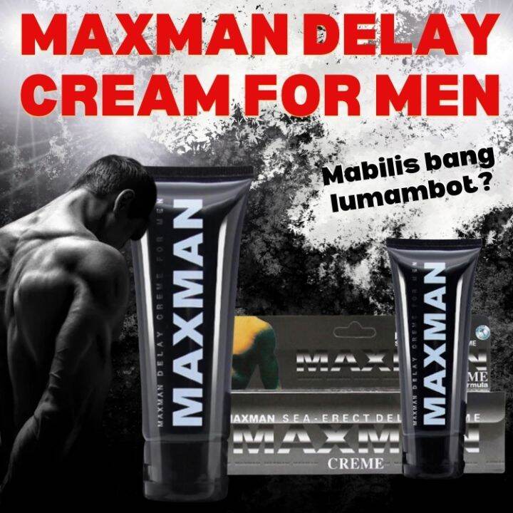 Maxman Original Delay Cream Enhancer S3x Duration Lasts Longer And