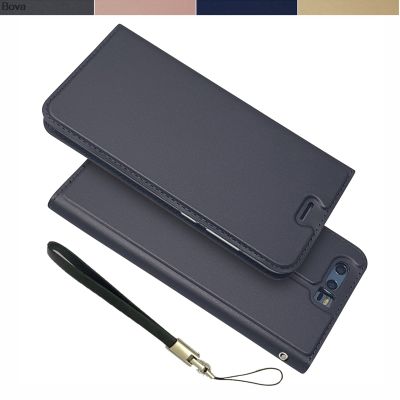 ℗ Wallet Case for Huawei Honor 9 / Honor 9 Premium STF-L09 Drop-proof Phone Case Magnetic attraction Ultra-thin Matte Touch