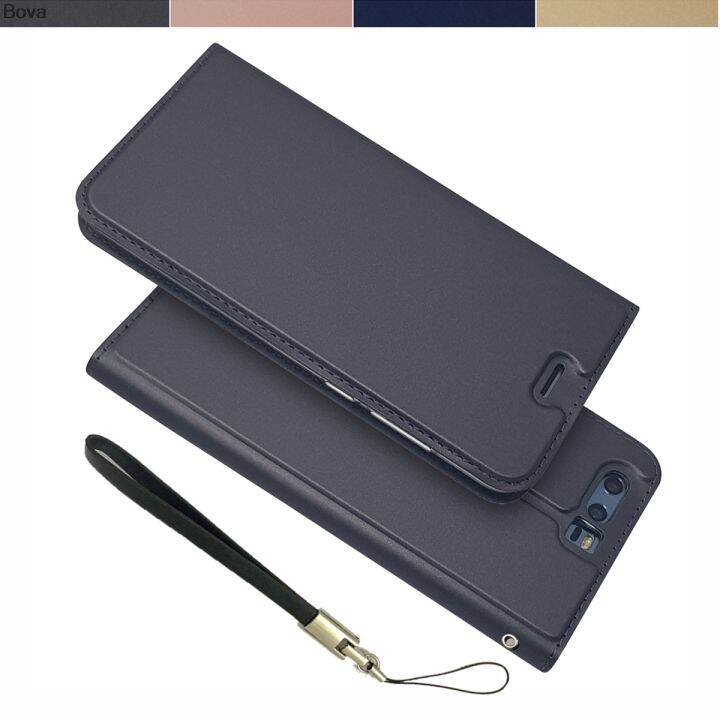 wallet-case-for-huawei-honor-9-honor-9-premium-stf-l09-drop-proof-phone-case-magnetic-attraction-ultra-thin-matte-touch