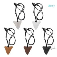 【hot sale】 ☢ C01 Mary Shark Tooth Silicone thing Necklace Gender Neutral Chew Necklace Sensory