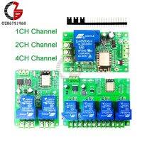 ESP8266 WIFI 1/2/4 CH ช่อง 30A โมดูลรีเลย์ DC 12V 24V ESP-12F Development Board DC 7 V-28 V 5V สำหรับสมาร์ทไร้สายควบคุม-HGJHJ STORE