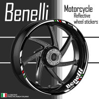 Reflective Motorcycle Accessories Wheel Sticker Inside of Hub Decals Rim Stripe Tape For Benelli TRK502 BN302 TNT BJ600 TMXK 250 Wheel Covers