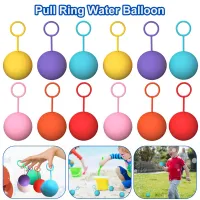 Absorbent Ball with Finger Buckle Summer Water Bomb Reusable Refillable Water Balloon Pool Water Games Summer Outdoor Activities Balloons