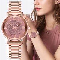 （A Decent035）นาฬิกาแฟชั่นสุดหรู High End WomenWatchesDesign SteelDigitalWild Strap BusinessWristwatch Hot