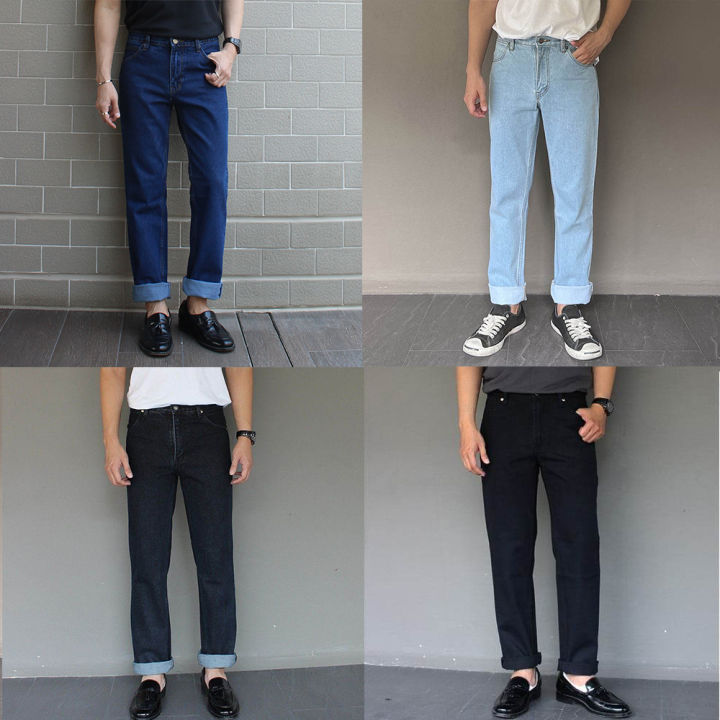 golden-zebra-jeans-กางเกงยีนส์ชายทรงขากระบอกไซส์เล็กไซส์ใหญ่-กางเกงยีนวินเทจ-ส่งเปลี่ยนฟรี