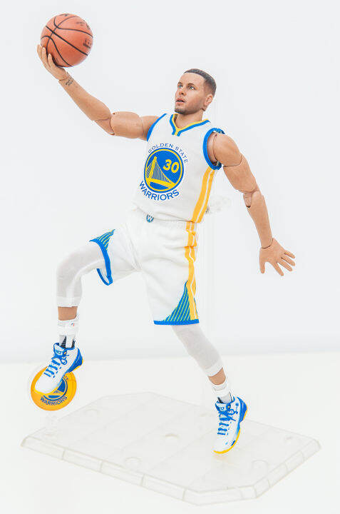 figma-ฟิกม่า-figure-action-nba-lakers-basketball-player-นักบาสเก็ตบอล-บาสเก็ตบอล-stephen-curry-สตีเฟน-เคอร์รี-30th-1-9-white-jersey-ver-แอ็คชั่น-ฟิกเกอร์-anime-อนิเมะ-การ์ตูน-มังงะ-ของขวัญ-gift-สามารถ