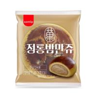 ราคาโดนใจ Hot item (X 5) 정통밤만쥬 โมจิใส้เกาลัดกวน Chestnut Manju 23g