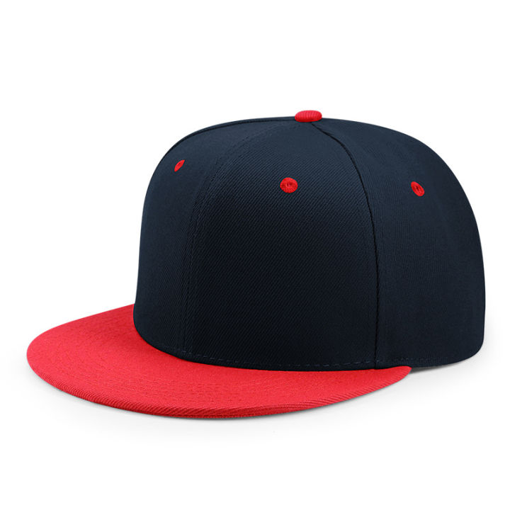 cod-หมวกโรงงานกระดานไฟสีปรับขอบแบนหมวกเบสบอลชายหญิงหมวกแบนฮิปฮอปหมวกฮิปฮอปหลากสี