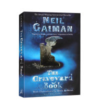English original genuine the Graveyard Book Newbury literary award gold Neil Gaiman childrens and teenagers Classic Illustrated literary novels extracurricular reading for primary and middle school students