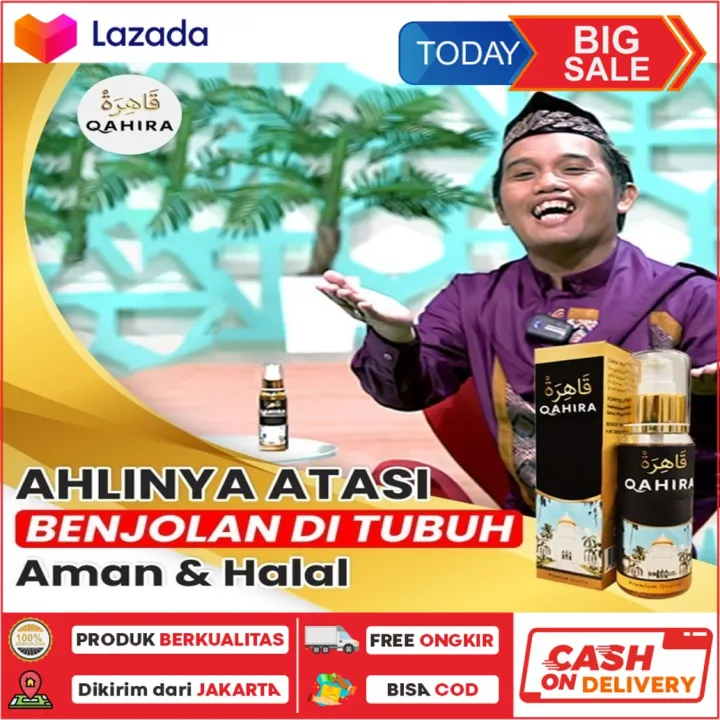 Promo 100 Original Minyak Oles Herbal Qahira Habbatussauda Menyembuhkan Benjolan Payudara Benjolan Leher Benjolan Seluruh