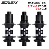 IX M370จักรยาน Hub 32หลุม6-Bolt เบรค J-Bend Spokes ปิดผนึกแบริ่ง36T Ratchet Hgxdms Hub ประเภทมาตรฐาน Boost