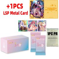 Goddess Story Senpay Heaven Card PR +1PCS LSP Metal Card Girl Sexy Bikini Anime Gift Game Card for Christmas