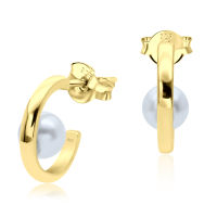 100% PURE SILVER EAR STUD WITH HIGH END REAL PEARL STS-3265. PERFECT FOR DAILY WEAR AND GORGEOUS FOR SPECIAL EVENT.