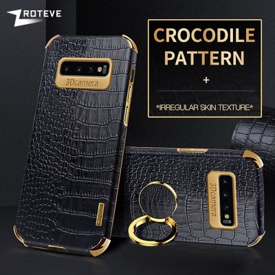 (new style phone case)เคส S10 Zroteve ฝาครอบเคสมือถือหนังลายจระเข้สำหรับ Samsung Galaxy S10บวก S20 S21 FE S23 S22 Note20เฉียบ Note10เคส Lite
