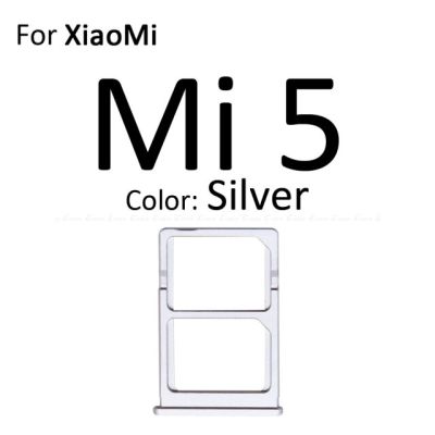 【♘COD Free Cas♘】 anlei3 ช่องใส่ซิมการ์ดช่องเสียบถาดเครื่องอ่านตัวเชื่อมต่อที่ใส่ Adapter Micro Sd สำหรับ Xiaomi Mi 6 5 5 5S Plus อะไหล่ทดแทน