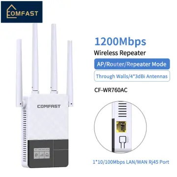 WiFi Extender 300/1200 Mbps-2.4 and 5GHz Dual-Band Network