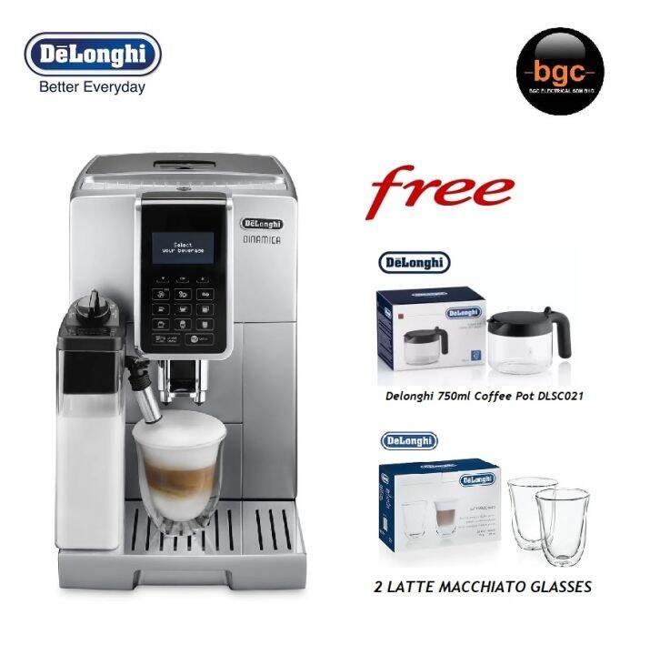 Delonghi Dinamica FULLY AUTOMATIC COFFEE MACHINES ECAM 350.75.S Lazada