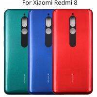 ใหม่สำหรับ Redmi 8แผงพลาสติกฝาหลังแบตเตอรี่สำหรับ Redmi8ปลอกหุ้มช่องหลังเคสฝาหลังไม่มีการเปลี่ยน NFC