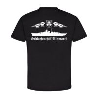 Bismarck Battleship Naval Crest Ship Towers Atlantic Tshirt Cotton Mens T New S3Xl