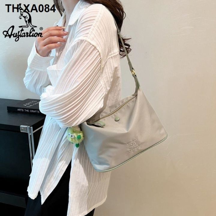 ผ้าใบไนลอนกระเป๋าผู้หญิงอินเทรนด์เกาหลี-อเนกประสงค์ไหล่-messenger-tote