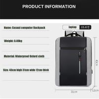 ‘；【-【=】 2023 New Mens Waterproof Backpack USB School Backpack 15.6 Inch Laptop Backpack Unisex Book Bag Bagpacks Men Stylish Back Pack