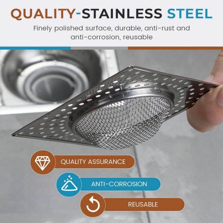 stainless-steel-anti-blocking-floor-drain-net-cover-shower-drain-hole-strainers-bathroom-sewer-anti-debris-hair-catchers-mesh-by-hs2023