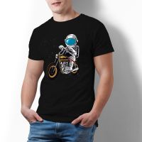 Universe Motoring T Shirt Astronaut Fun Cotton Tshirt Print Tee Shirt Male