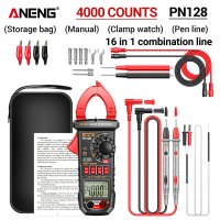 ANENG แคลมป์มิเตอร์ PN128 Ac/dc เครื่องทดสอบแรงดันไฟฟ้า600A แคลมป์มิเตอร์วัดกระแส NCV แคลมป์มัลติมิเตอร์อาร์เอ็มเอสแบบจริงวัดระยะอัตโนมัติเครื่องมือช่างไฟฟ้าอื่นๆ