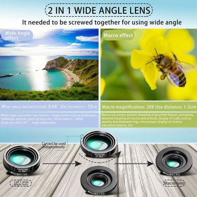 Mobile Phone Lens Kit 28X HD Telescope Zoom Macro Lens For iPhone Samsung Smartphone Camera Fisheye Lente Para CelularTH