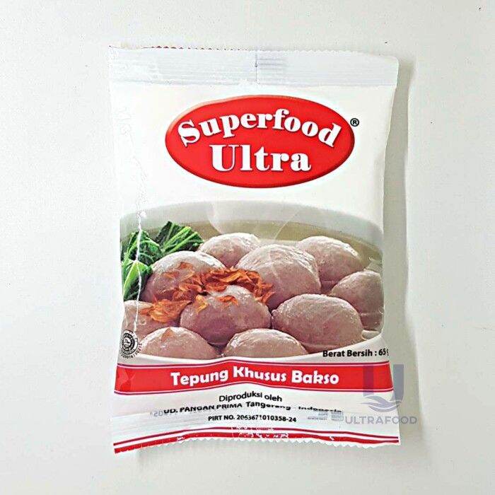 Tepung Premiks Pengenyal Bakso Superfood Ultra 65gr Lazada Indonesia