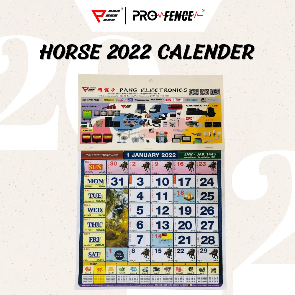 January 2022 calendar malaysia